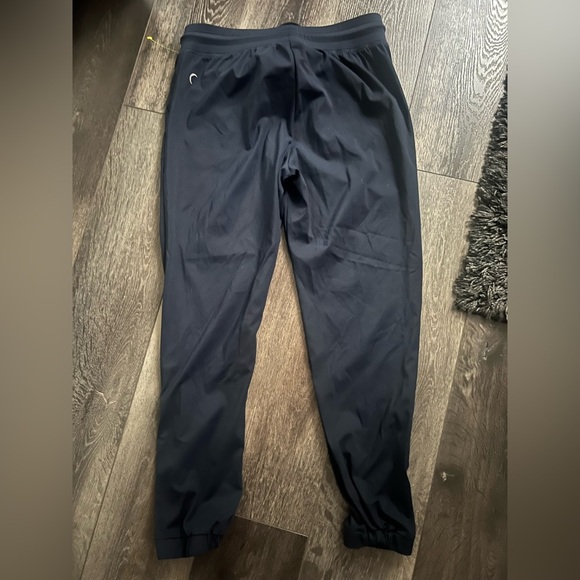 ZYIA Navy Jogger Pants with Gold Zipper Detail - Picture 5 of 5